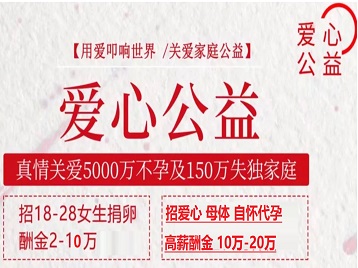 广灵捐卵助孕生子 爱心志愿者招募
